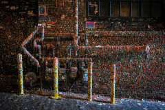 This Way To Seattle Gum Wall