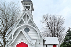 Church With Red Doors