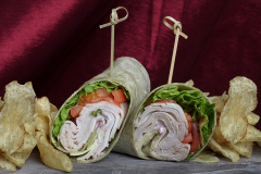 Chicken Wraps And Chips