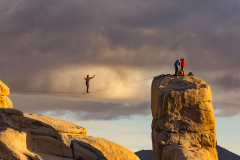 Balancing At Joshua Tree