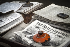 Newspapers Circa 1890
