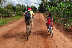 Bicycling With New Friends