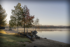 Fall Morning At The Beach