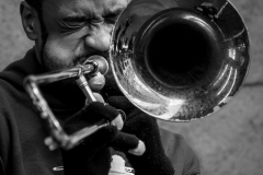 Busking On A Cold Day In Nyc
