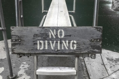 No Diving