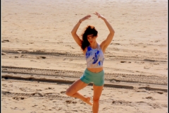 Posing On The Beach