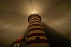 Foggy Night At The Lighthouse