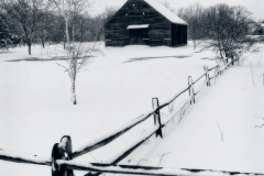 The Temp Barn in Winter