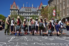 Street Scrubbing Kicks Off Albany Tulip Festival