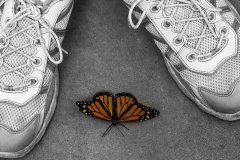 Gail and Her Butterfly