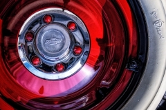 Chevy Red Firestone White