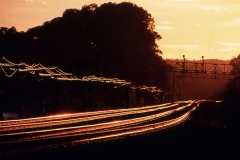 Tracks at Sunset