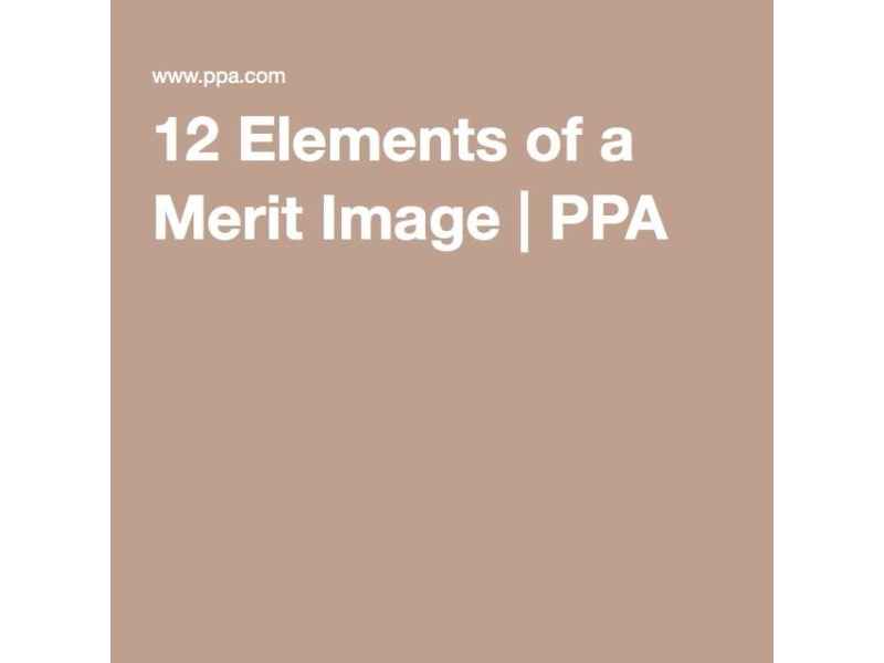 12 Elements of a Merit Image